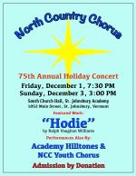 North Country Chorus Holiday Concert